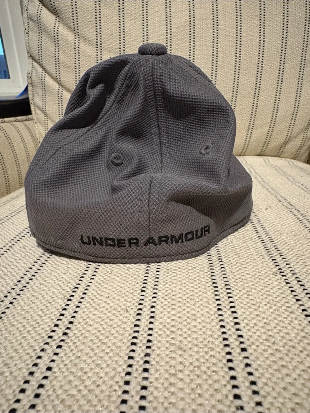 Under Armour Gray Baseball Cap with Black Logo